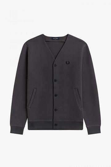 Fred Perry Button Through Miesten Puserot Mustat | FI 1487AHKP